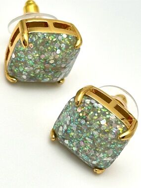 Kate Spade Glitter Gumdrop Earrings